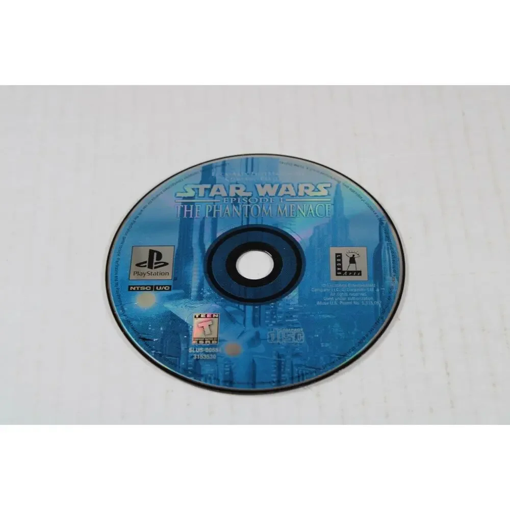 Star Wars Episode I The Phantom Menace (Sony PlayStation 1 1999, PS1) Disk Only
